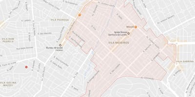 Bản đồ của Vila Medeiros São Paulo