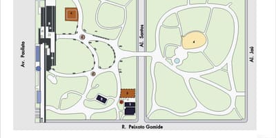 Bản đồ của west plaza São Paulo Park