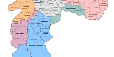 Bản đồ của zonas SP